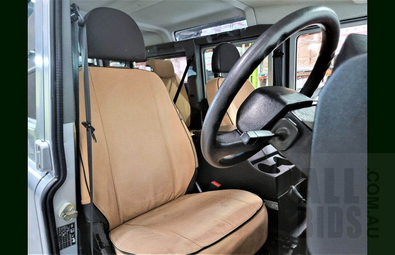 4/2009 Land Rover Defender 110 (4x4) MY09 4d Wagon Silver 2.4L Turbo Diesel