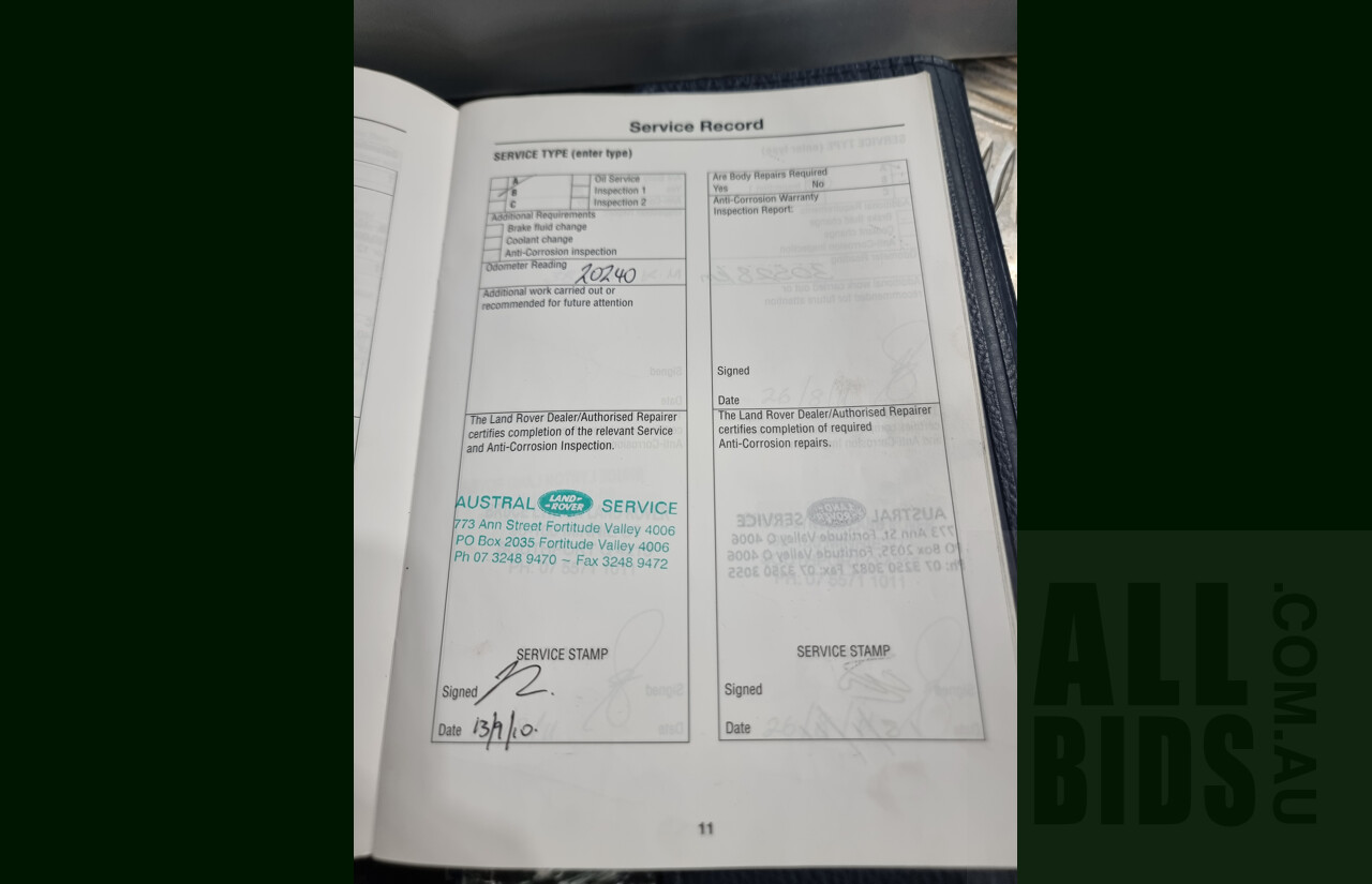 4/2009 Land Rover Defender 110 (4x4) MY09 4d Wagon Silver 2.4L Turbo Diesel