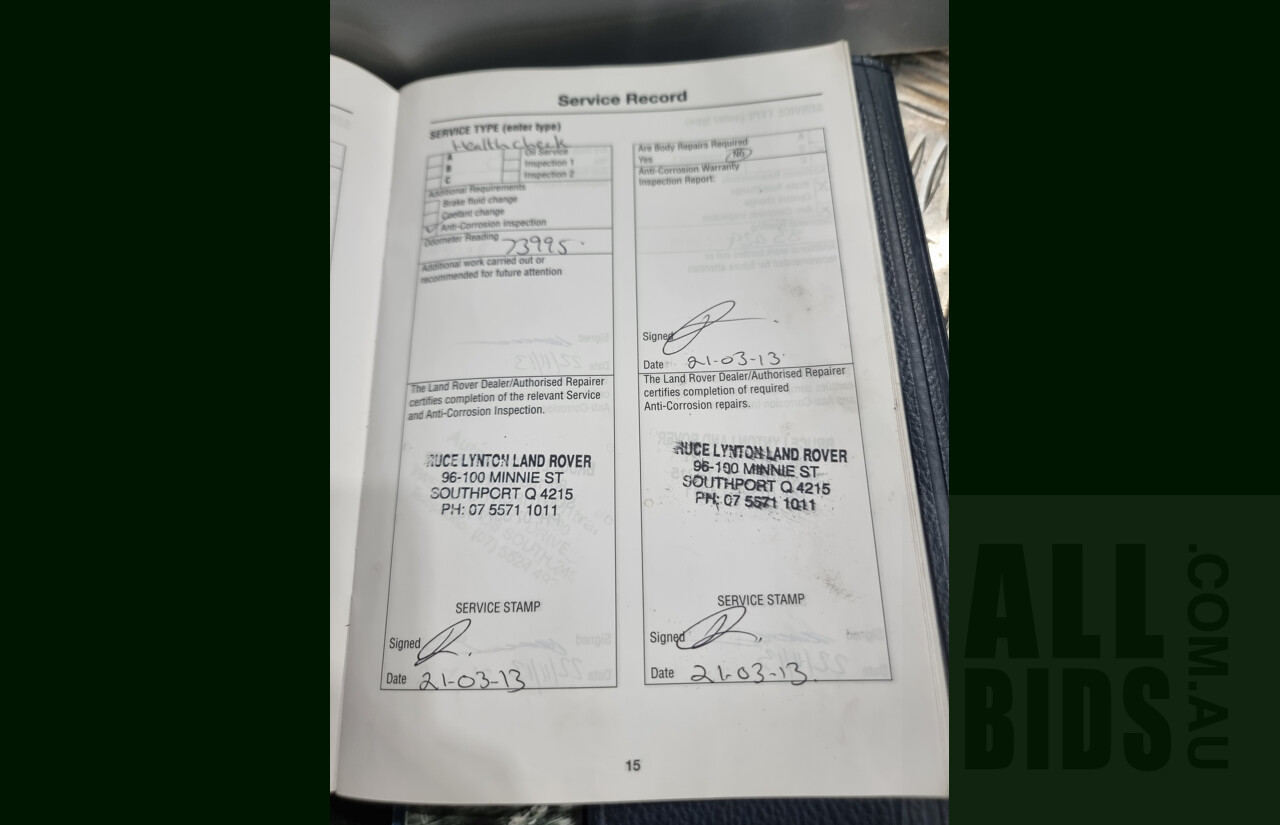 4/2009 Land Rover Defender 110 (4x4) MY09 4d Wagon Silver 2.4L Turbo Diesel