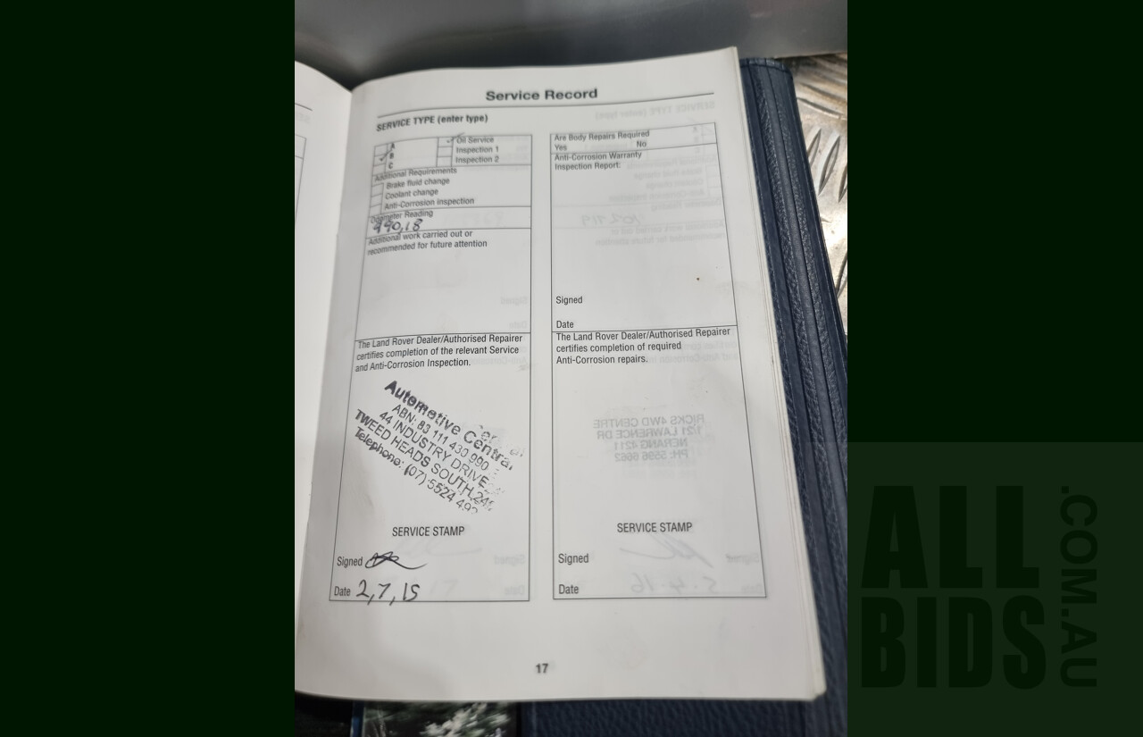 4/2009 Land Rover Defender 110 (4x4) MY09 4d Wagon Silver 2.4L Turbo Diesel