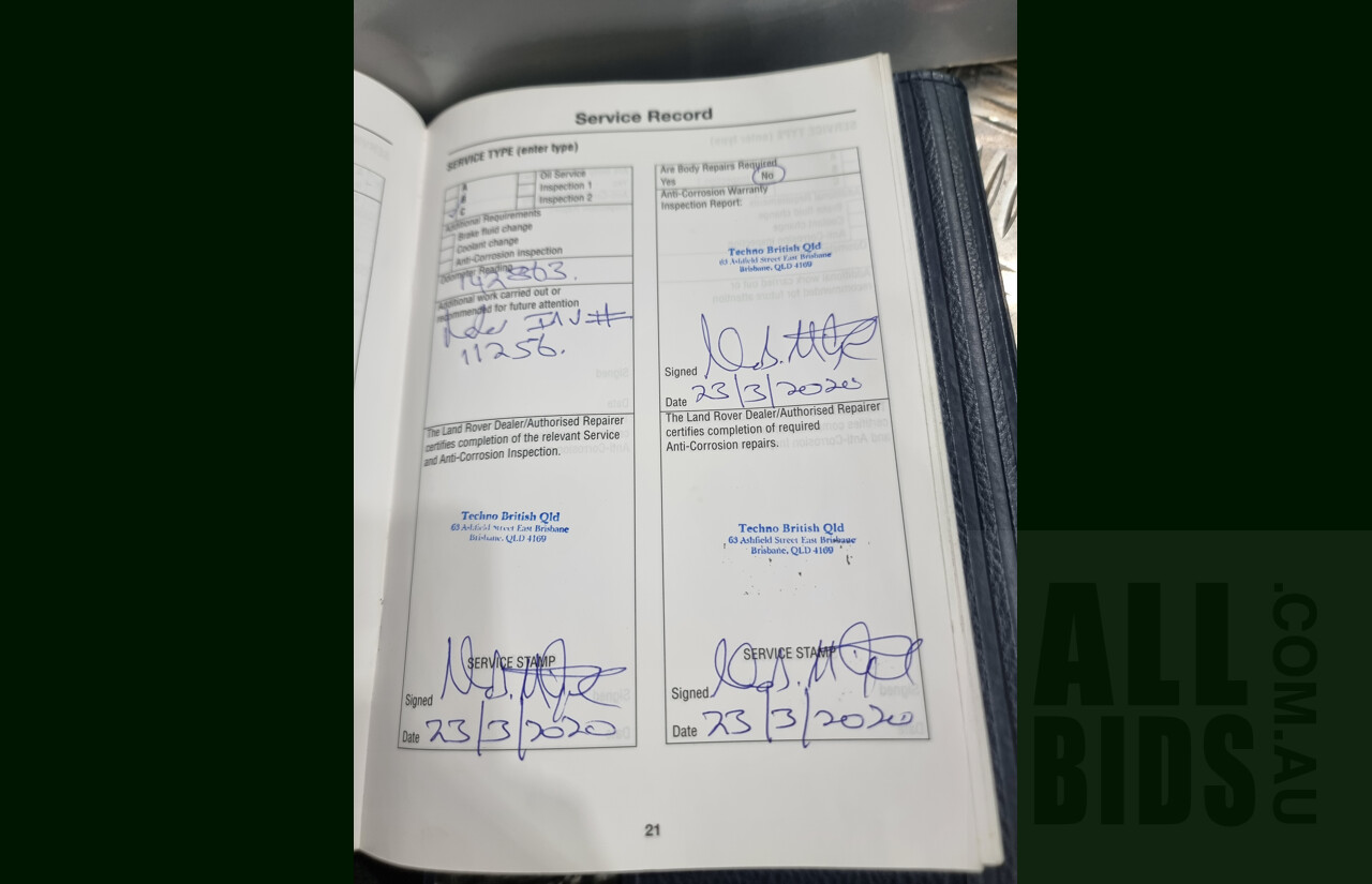 4/2009 Land Rover Defender 110 (4x4) MY09 4d Wagon Silver 2.4L Turbo Diesel