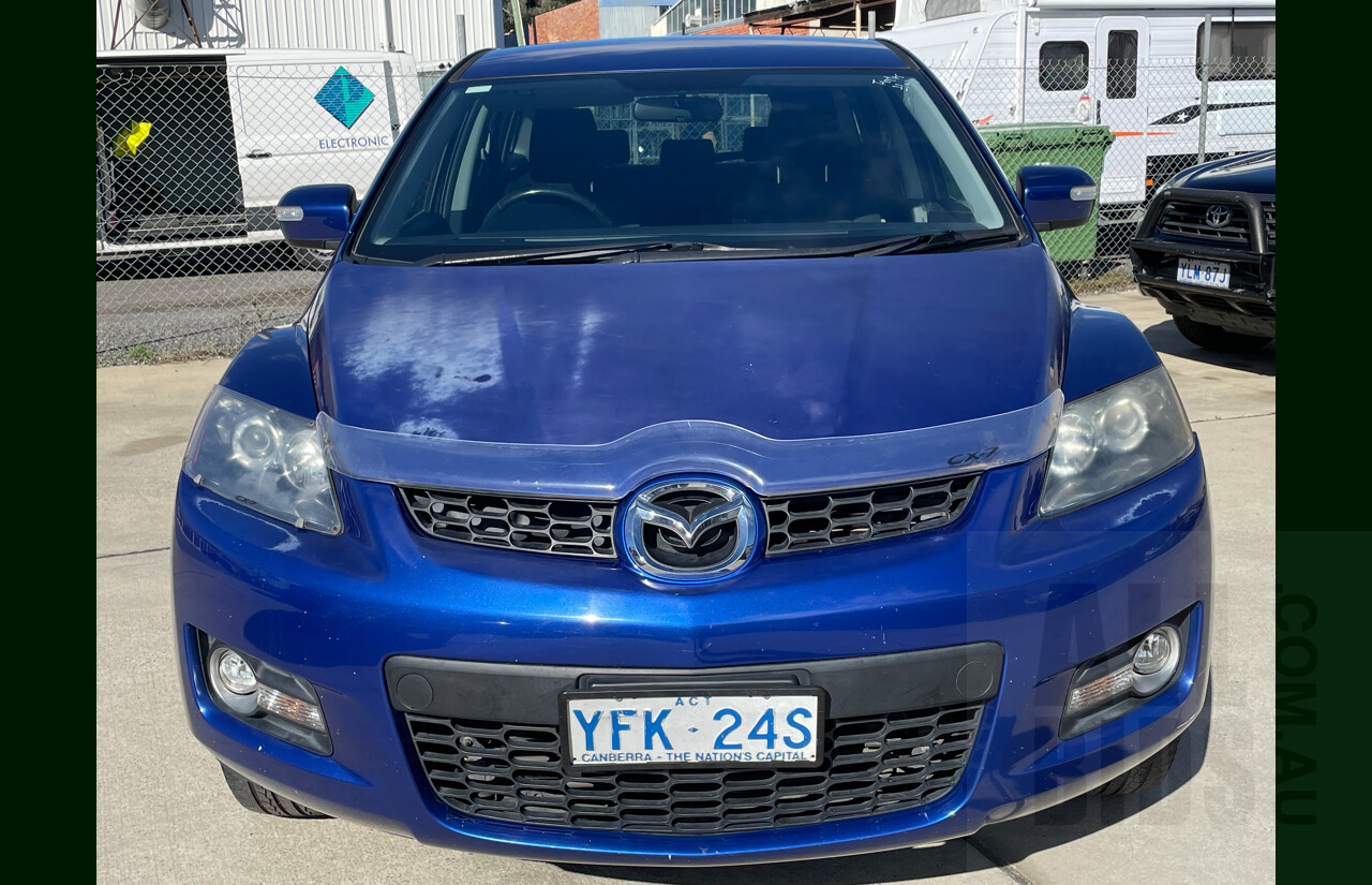 7/2007 Mazda Cx-7 (4x4) ER 4d Wagon Blue 2.3L