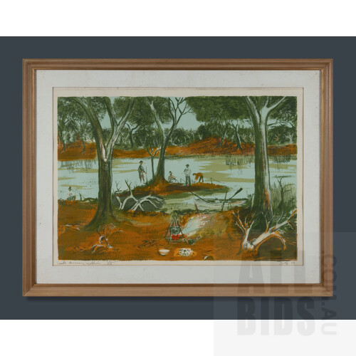 Pro Hart (1928-2006), 'Cook Discovering - Lot 1371936 | ALLBIDS