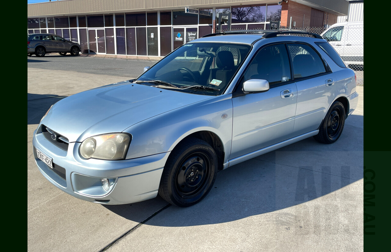 10/2004 Subaru Impreza GX (awd) MY04 4d Sedan Blue 2.0L