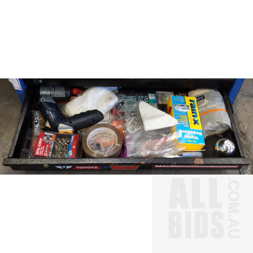 Large Blue Kingchrome Toolbox and Tools