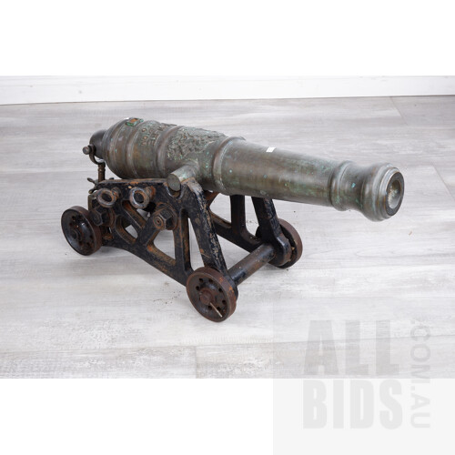 Antique JJ Wolfe Southampton Insurance Cannon