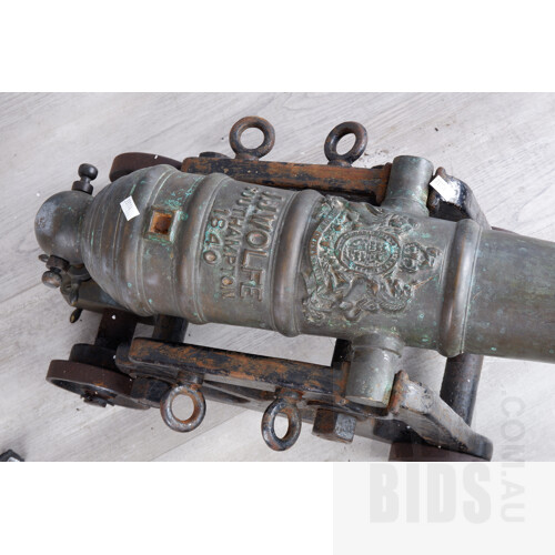 Antique JJ Wolfe Southampton Insurance Cannon
