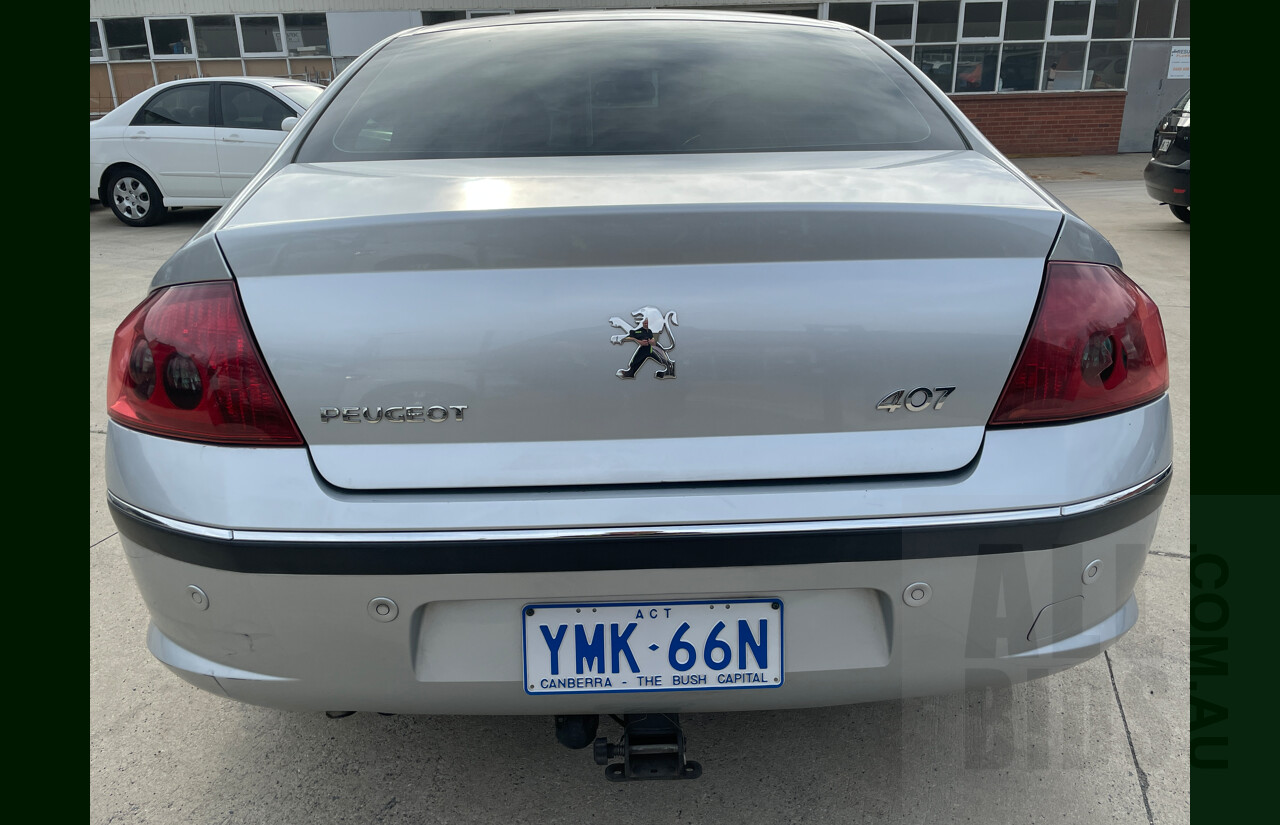 10/2006 Peugeot 407 SV Sport  4d Sedan Silver 2.9L
