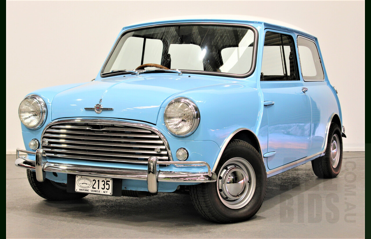 1/1964 Morris Mini Cooper MK1 - S Tribute - 2d Sedan Blue 1.275L