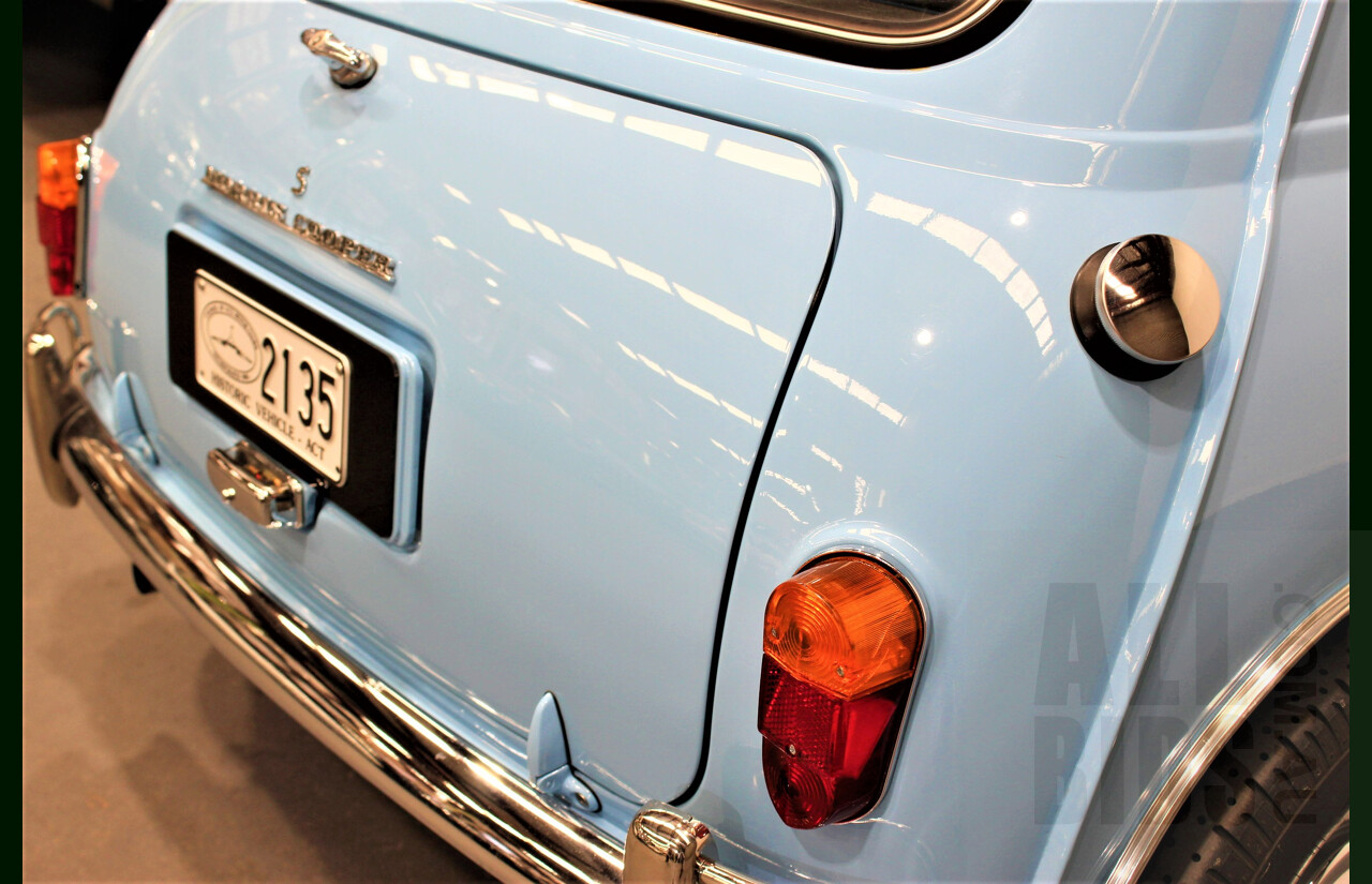 1/1964 Morris Mini Cooper MK1 - S Tribute - 2d Sedan Blue 1.275L