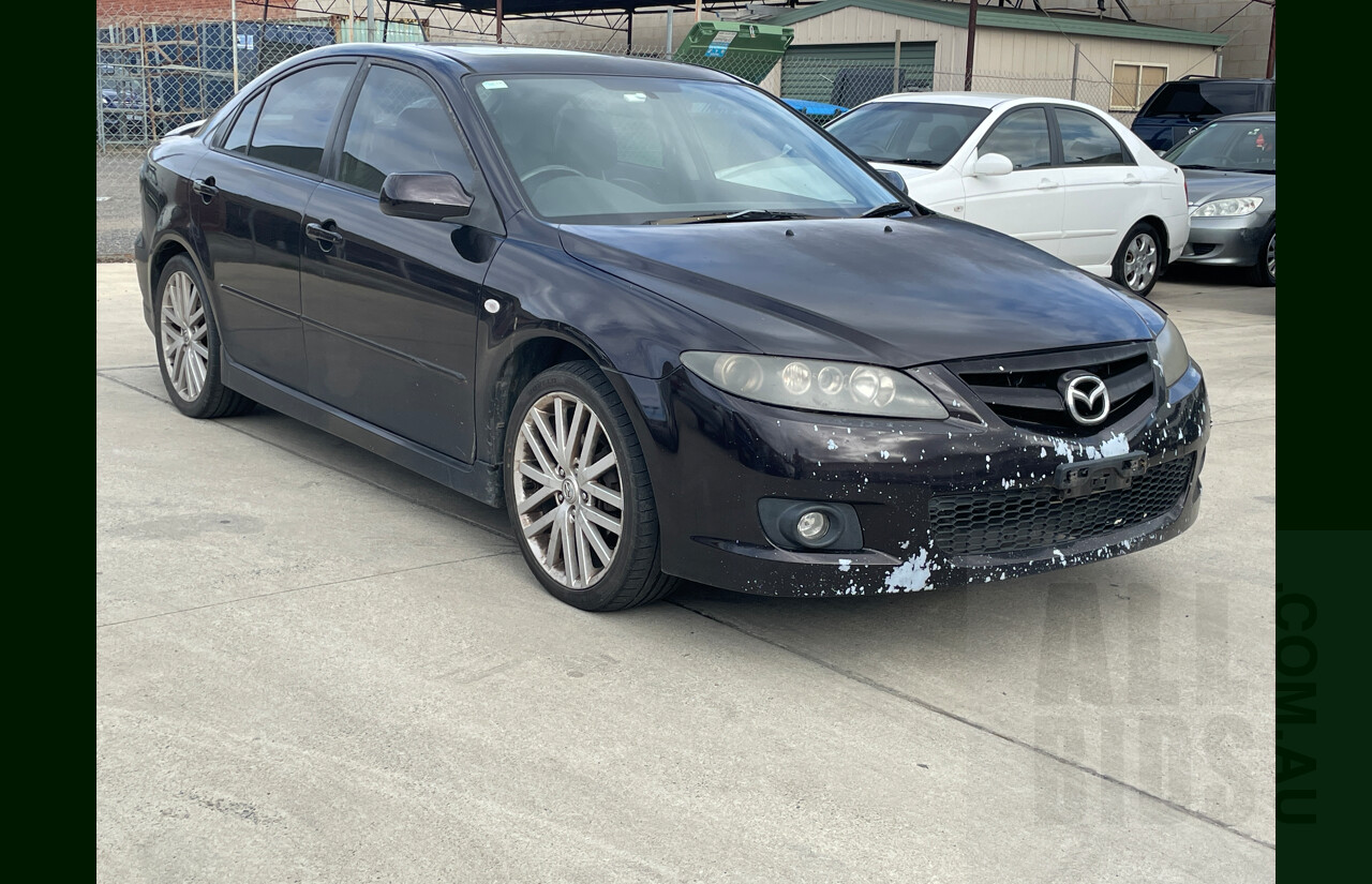 2/2006 Mazda Mazda6 Luxury  5d Hatchback Black 2.3L