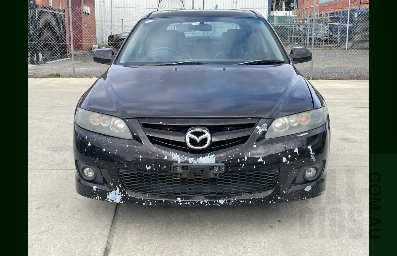 2/2006 Mazda Mazda6 Luxury  5d Hatchback Black 2.3L