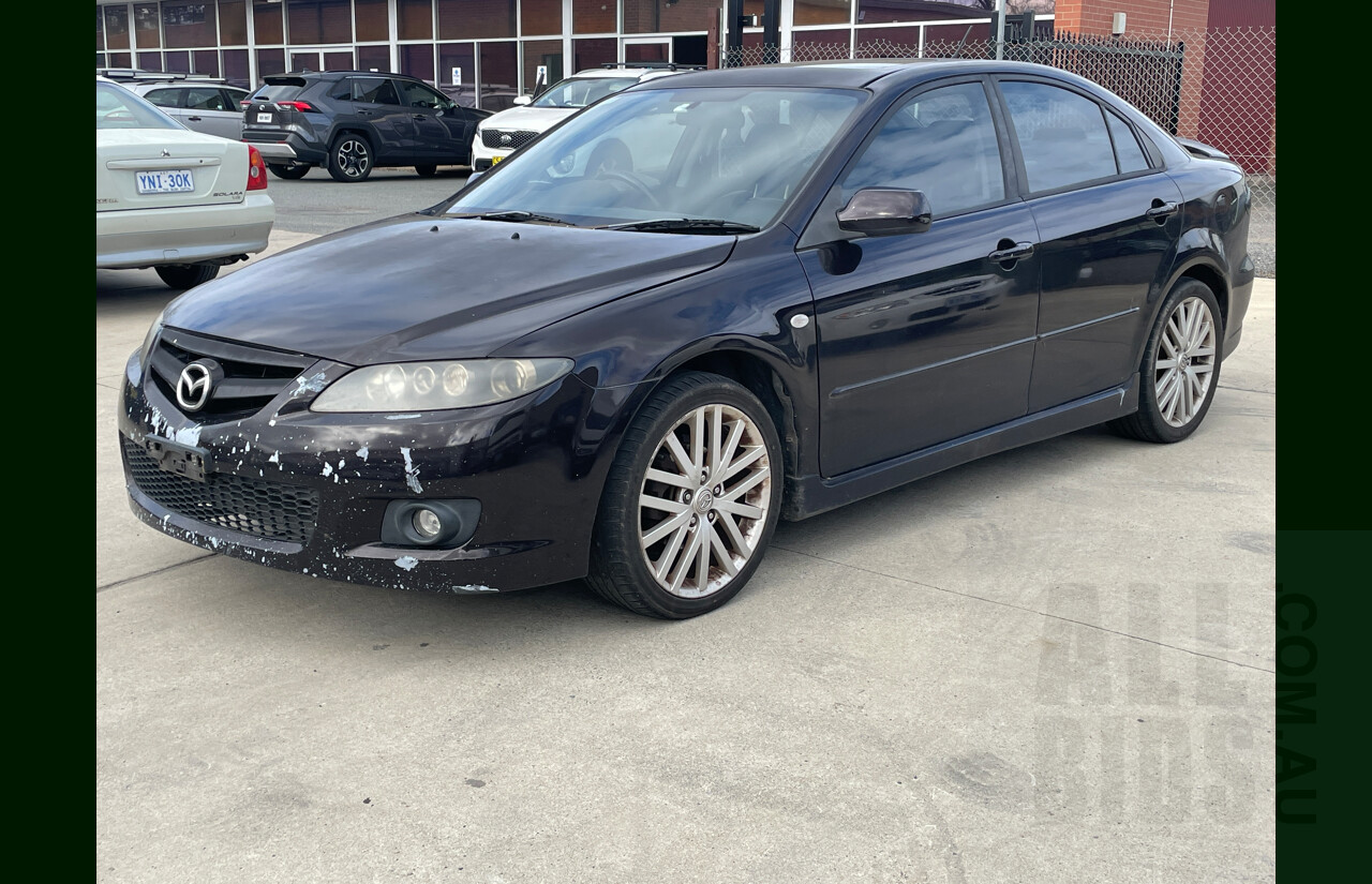 2/2006 Mazda Mazda6 Luxury  5d Hatchback Black 2.3L
