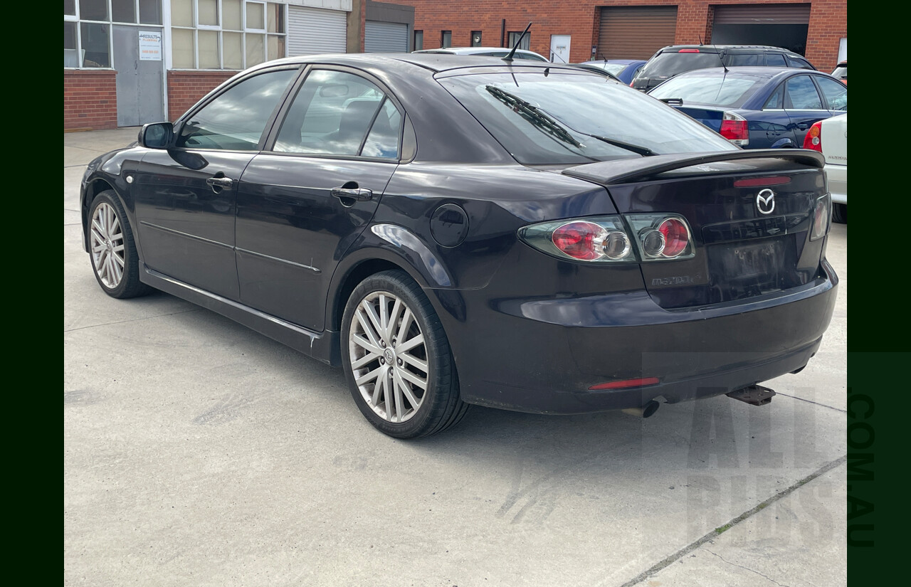 2/2006 Mazda Mazda6 Luxury  5d Hatchback Black 2.3L