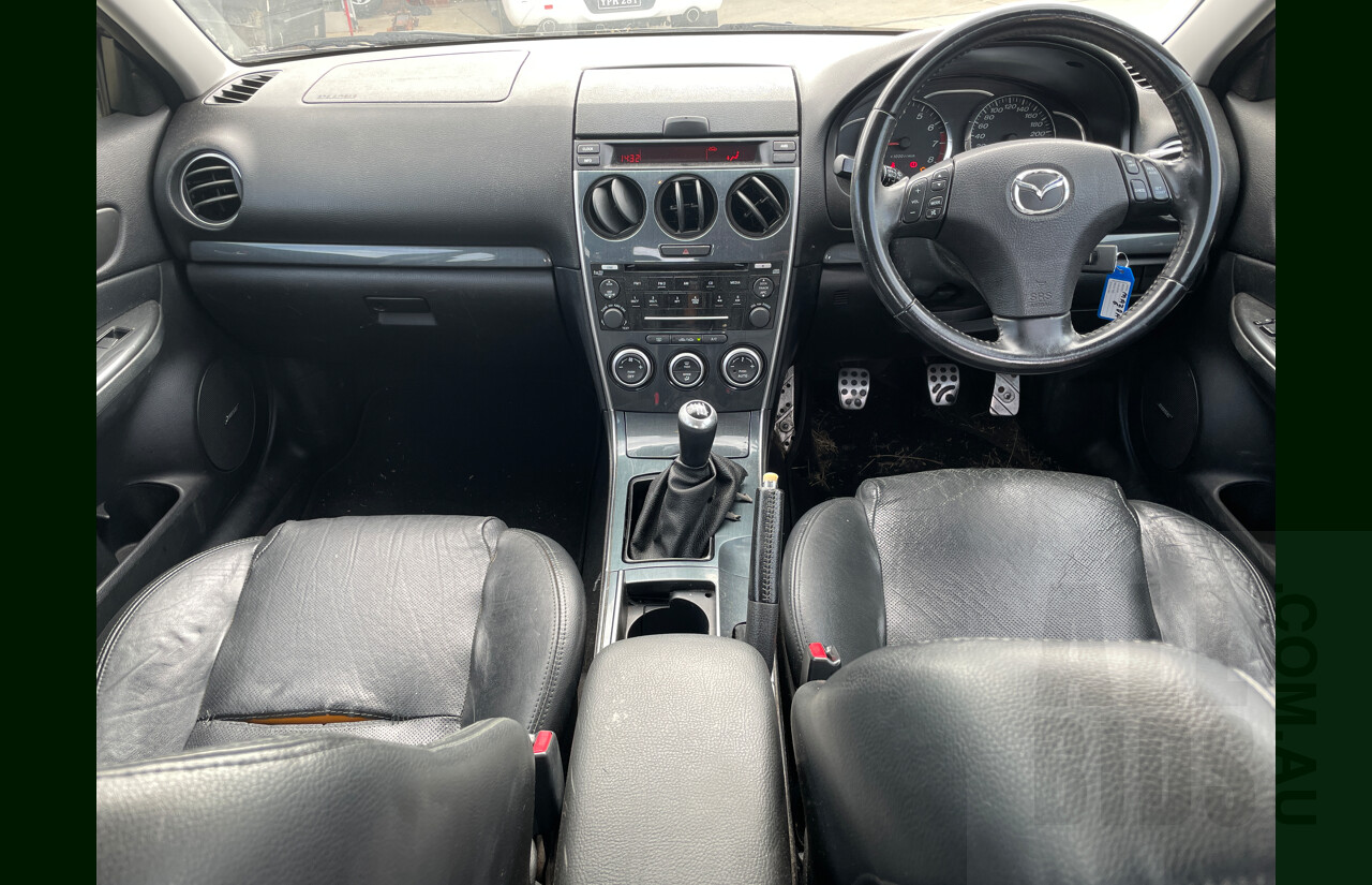 2/2006 Mazda Mazda6 Luxury  5d Hatchback Black 2.3L