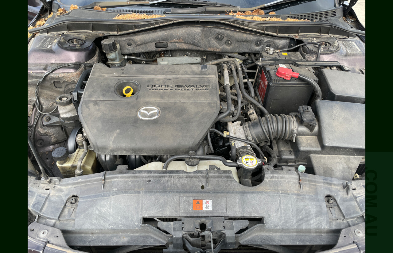 2/2006 Mazda Mazda6 Luxury  5d Hatchback Black 2.3L