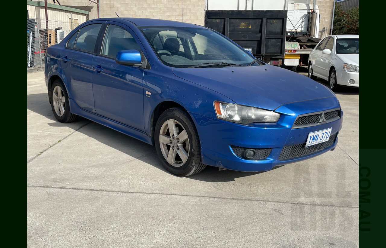 11/2007 Mitsubishi Lancer VR CJ 4d Sedan Blue 2.0L
