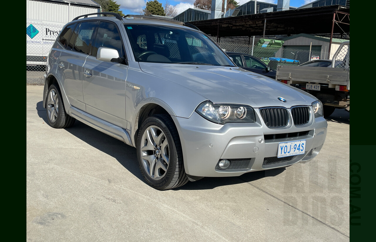 12/2008 Bmw X3 2.0d E83 MY07 4d Wagon Silver 2.0L