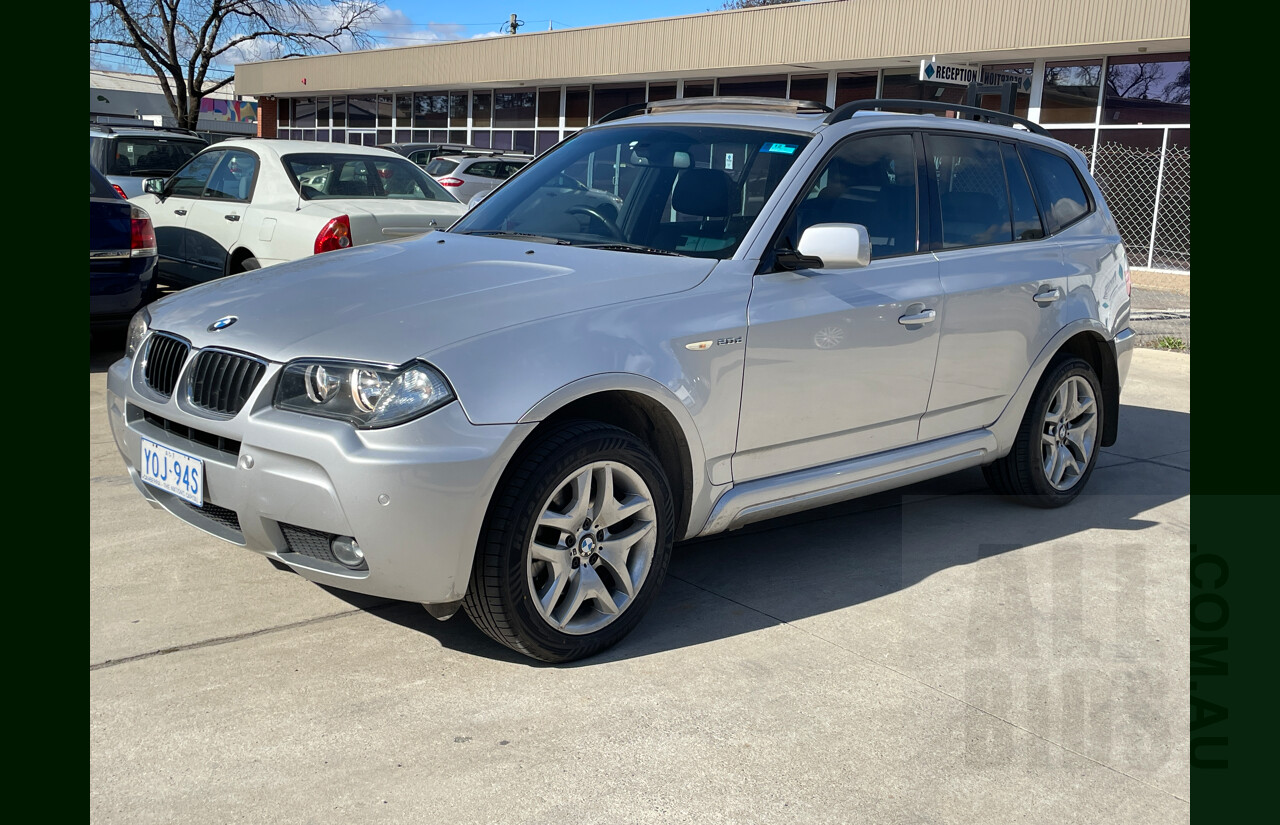 12/2008 Bmw X3 2.0d E83 MY07 4d Wagon Silver 2.0L