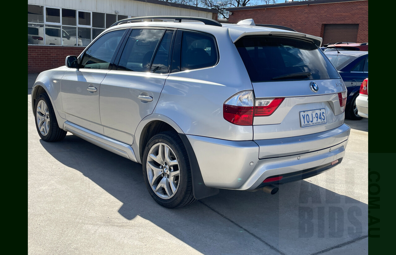 12/2008 Bmw X3 2.0d E83 MY07 4d Wagon Silver 2.0L