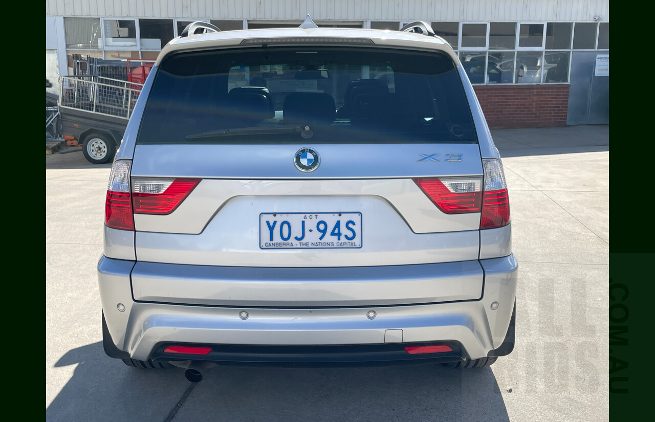 12/2008 Bmw X3 2.0d E83 MY07 4d Wagon Silver 2.0L