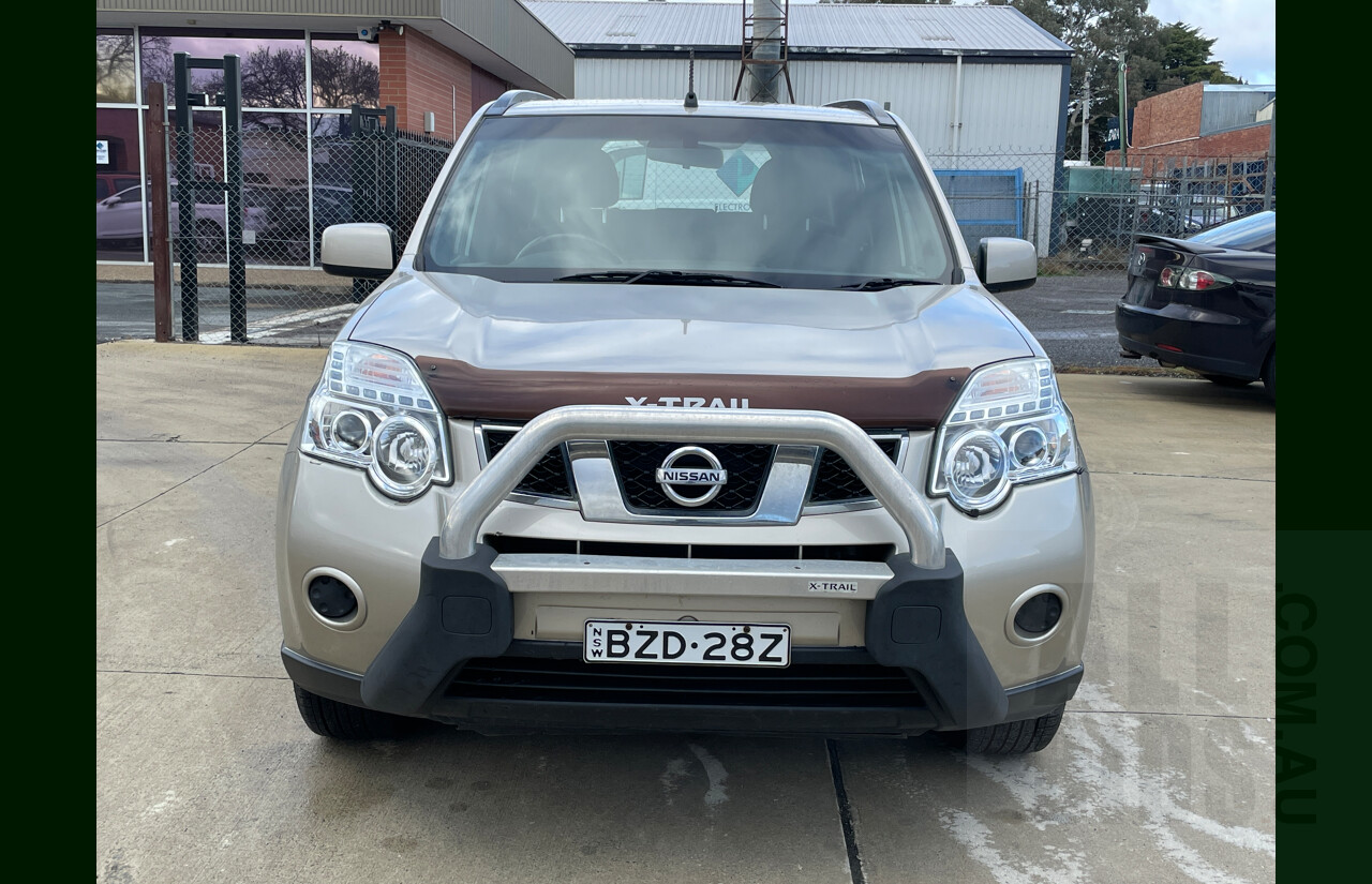 10/2011 Nissan X-Trail ST (4x4) T31 MY11 4d Wagon Gold 2.5L