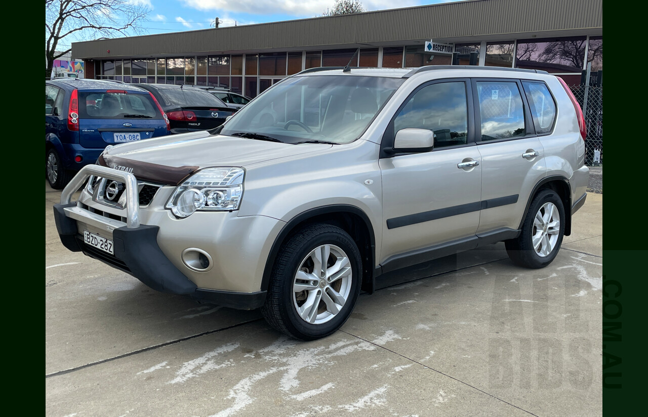 10/2011 Nissan X-Trail ST (4x4) T31 MY11 4d Wagon Gold 2.5L