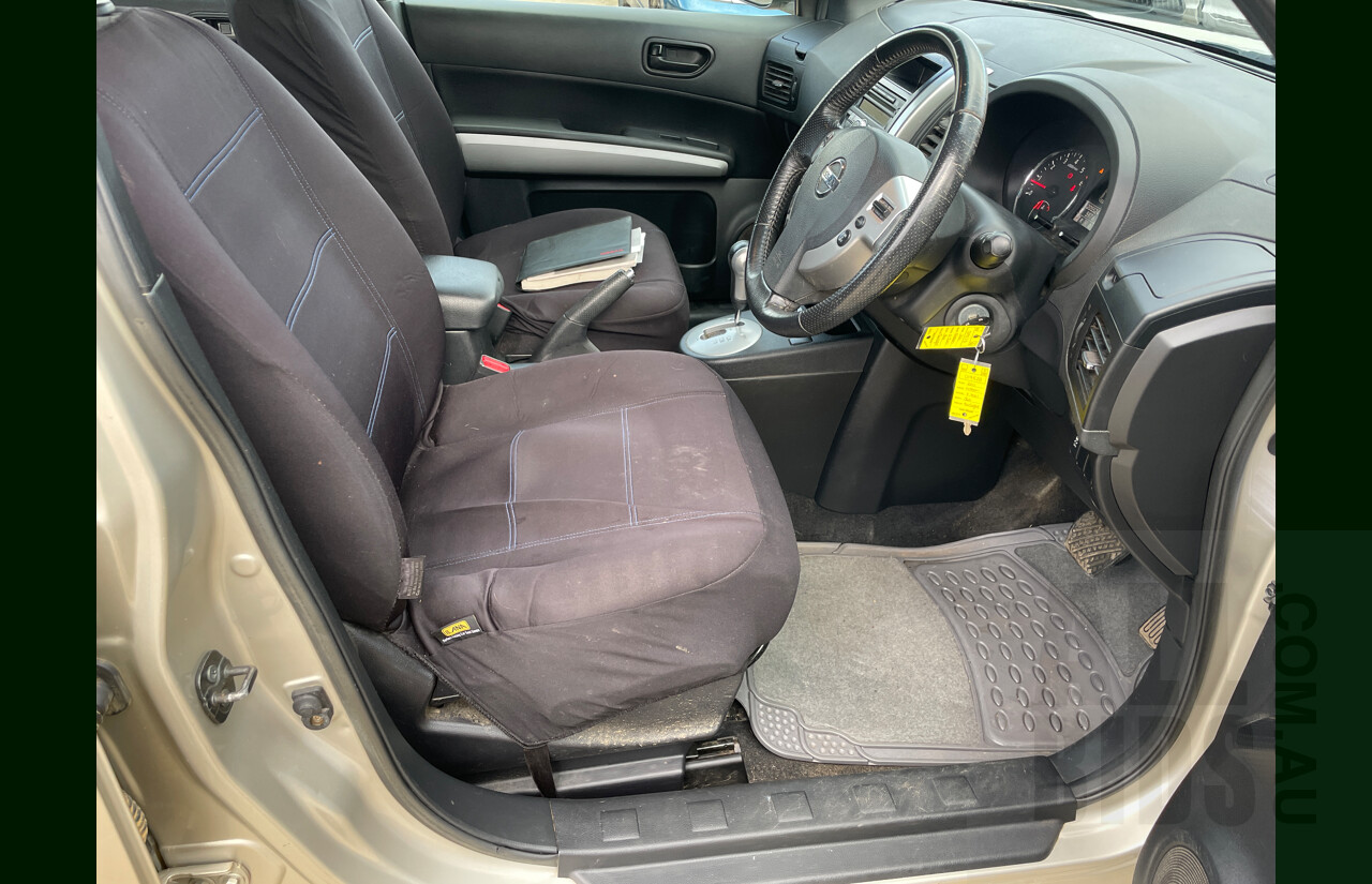 10/2011 Nissan X-Trail ST (4x4) T31 MY11 4d Wagon Gold 2.5L