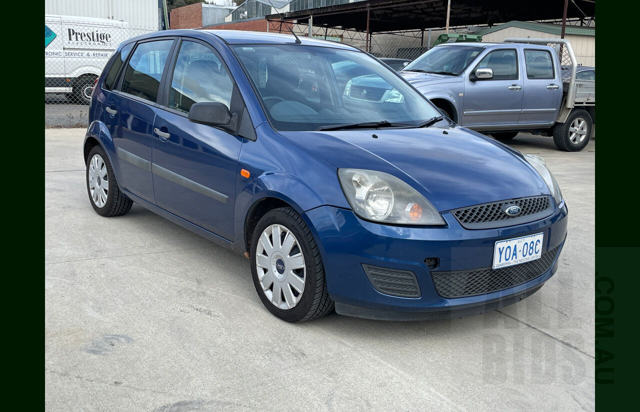 11/2006 Ford Fiesta LX WQ 5d Hatchback Blue 1.6L