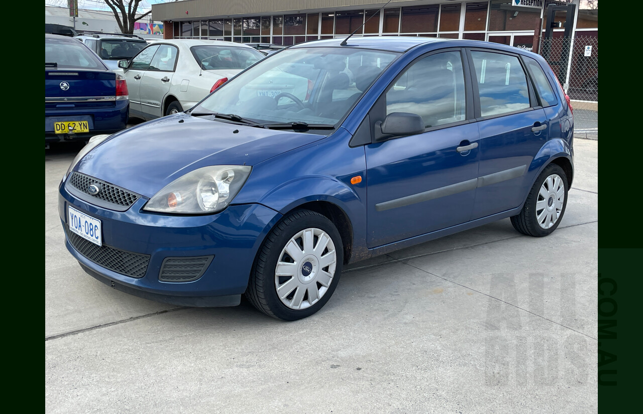 11/2006 Ford Fiesta LX WQ 5d Hatchback Blue 1.6L
