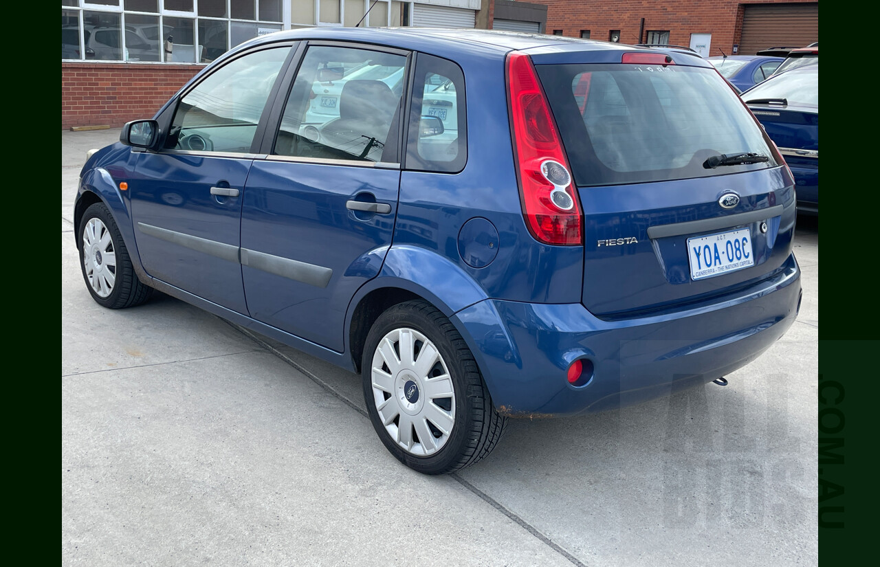 11/2006 Ford Fiesta LX WQ 5d Hatchback Blue 1.6L