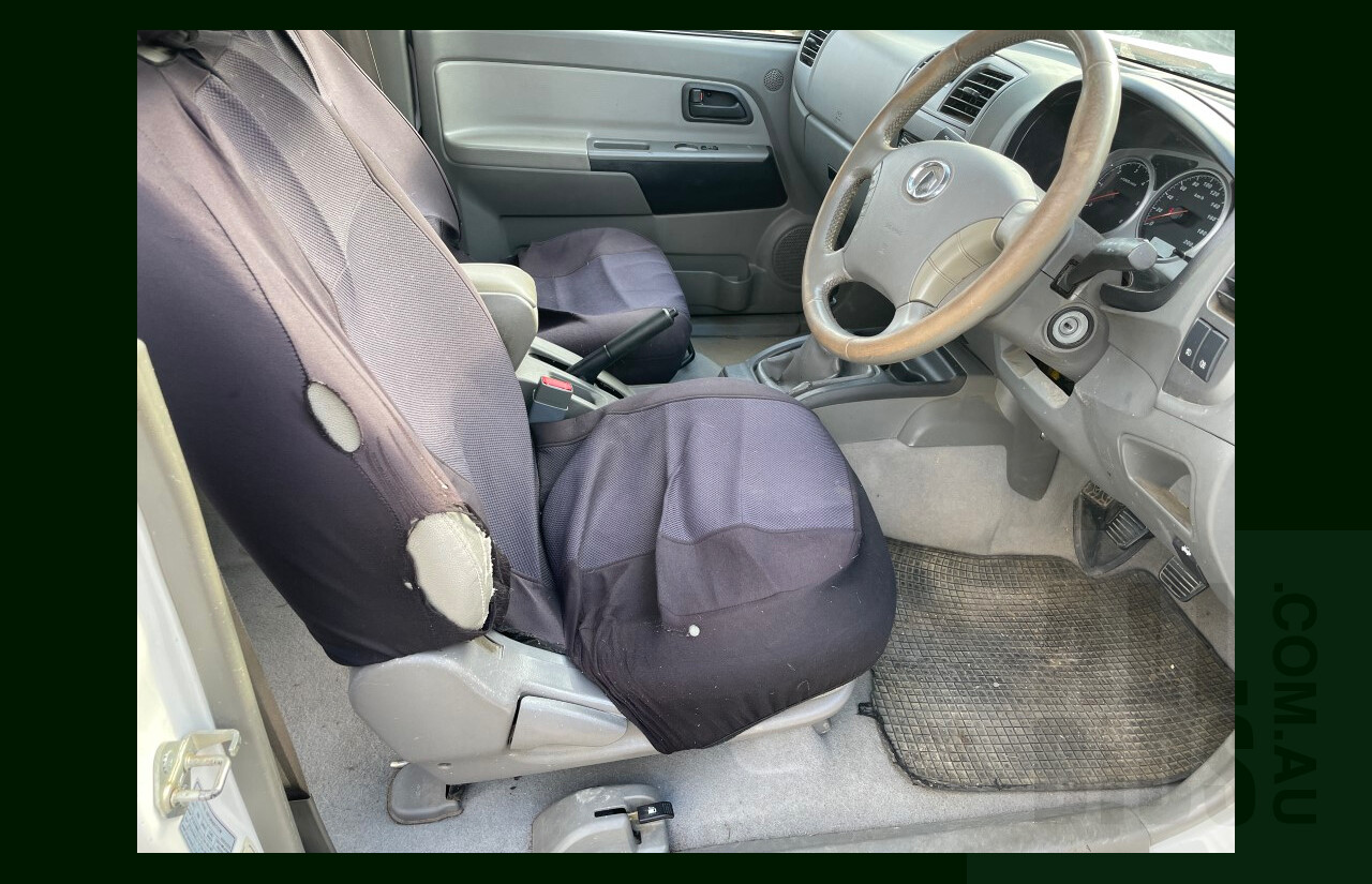 6/2012 Great Wall V200 (4x2) K2 Dual Cab Utility White 2.0L