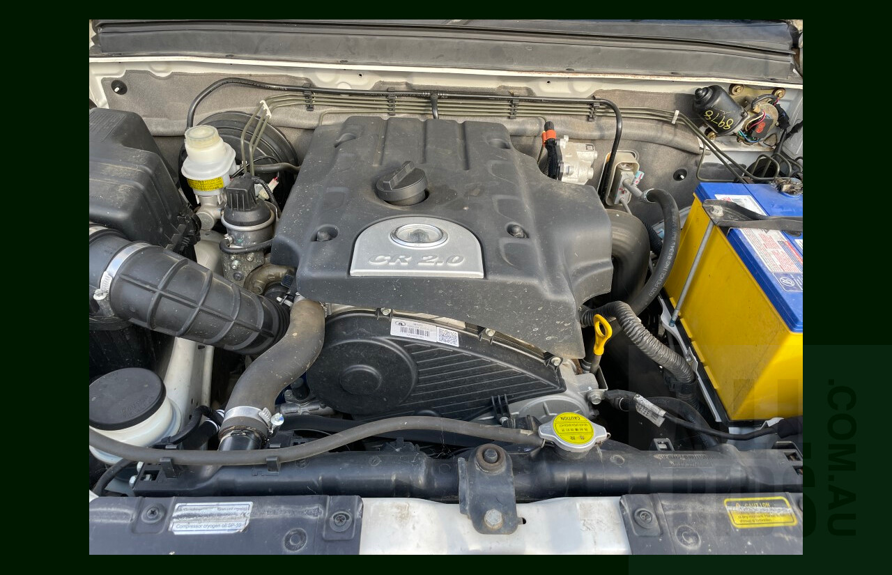 6/2012 Great Wall V200 (4x2) K2 Dual Cab Utility White 2.0L