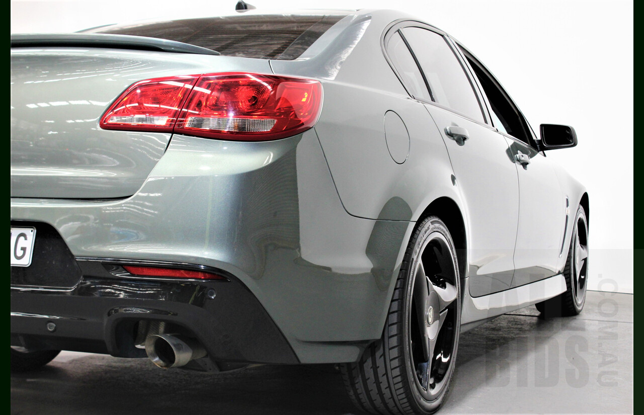 8/2015 Holden Commodore SV6 Storm VF MY15 4d Sedan Prussian Steel 3.6L V6
