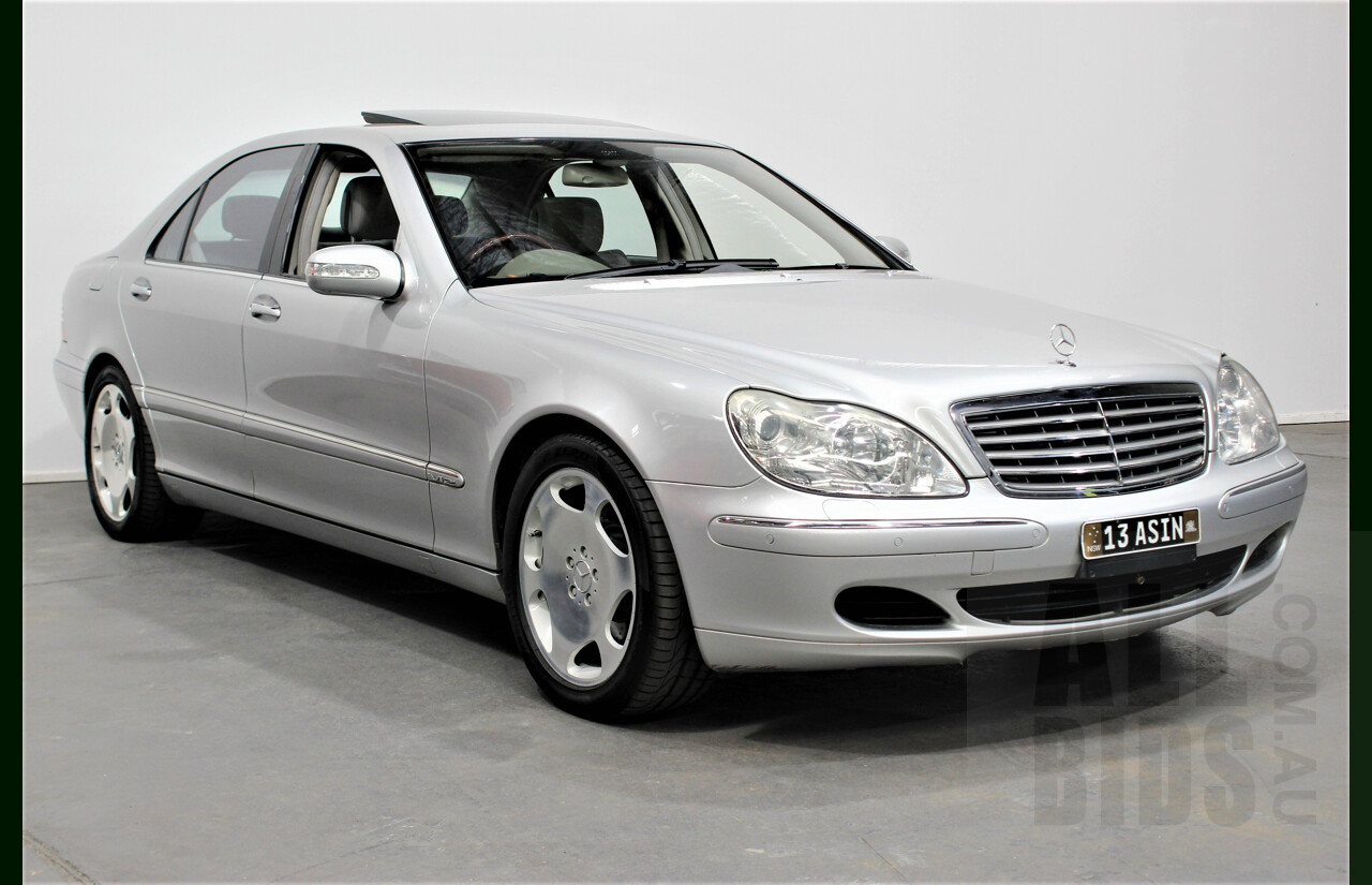 8/2005 Mercedes-Benz S600 L W220 4d Sedan Silver 5.5L Twin Turbo V12