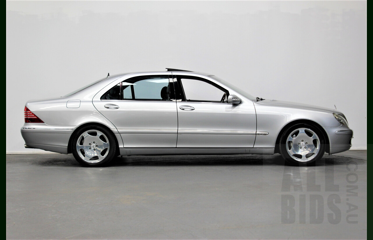 8/2005 Mercedes-Benz S600 L W220 4d Sedan Silver 5.5L Twin Turbo V12