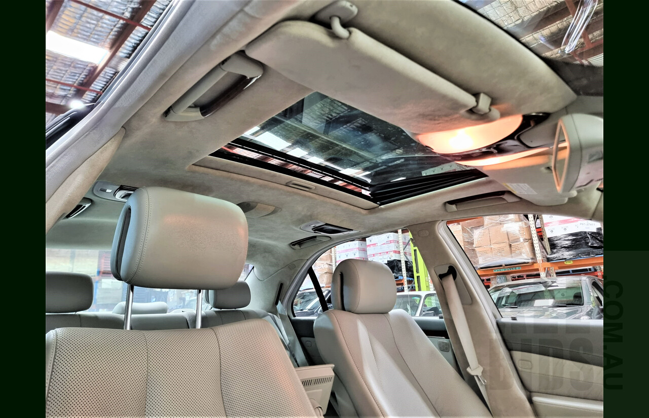 8/2005 Mercedes-Benz S600 L W220 4d Sedan Silver 5.5L Twin Turbo V12