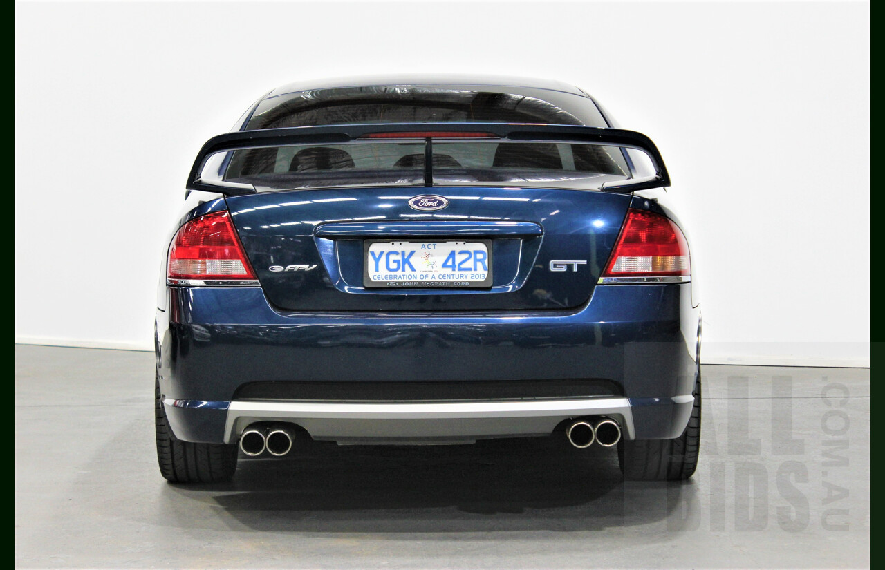 9/2003 Ford FPV GT BA 4d Sedan Blue 5.4L V8