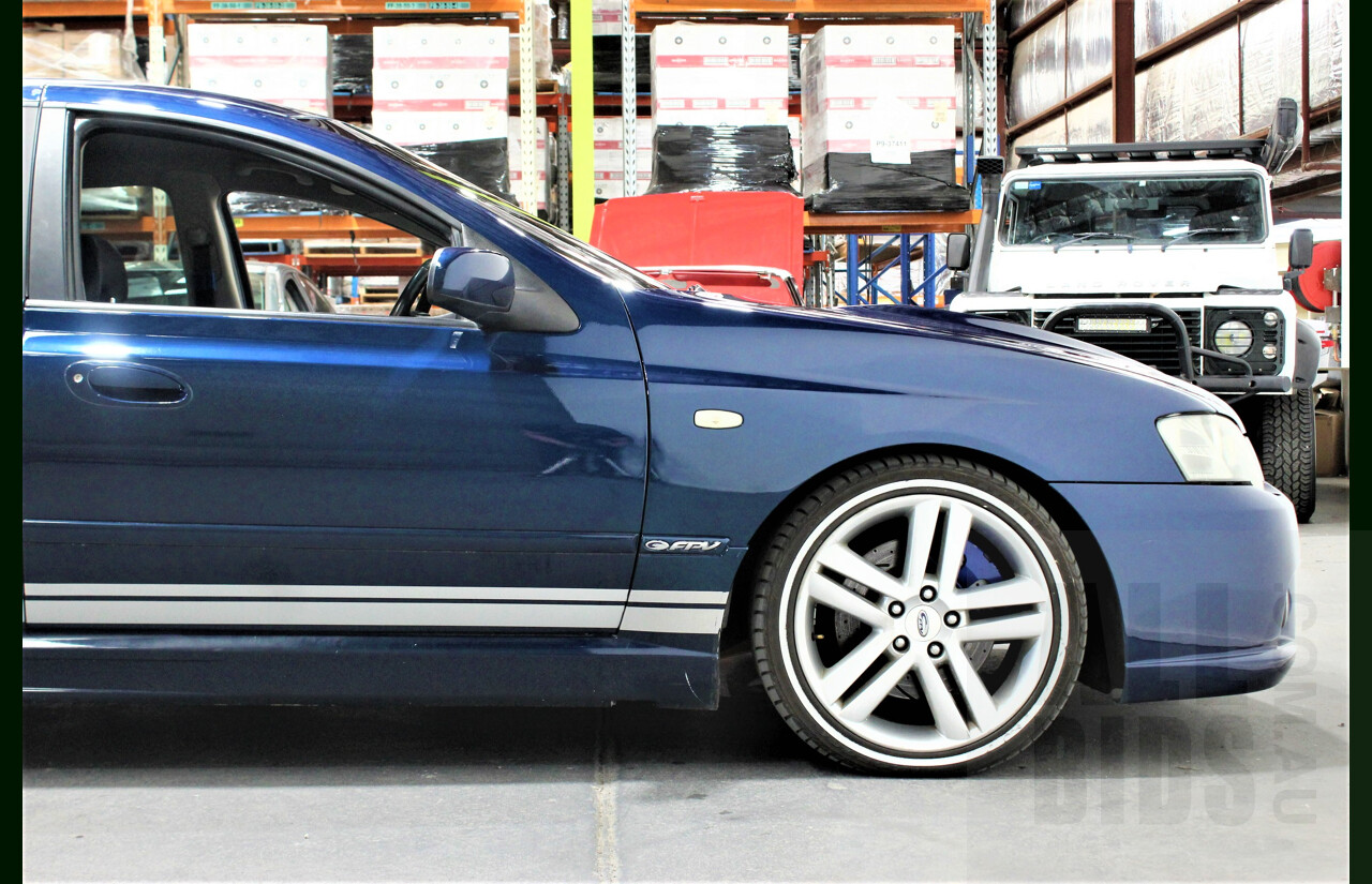 9/2003 Ford FPV GT BA 4d Sedan Blue 5.4L V8