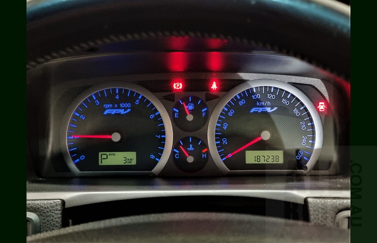 9/2003 Ford FPV GT BA 4d Sedan Blue 5.4L V8