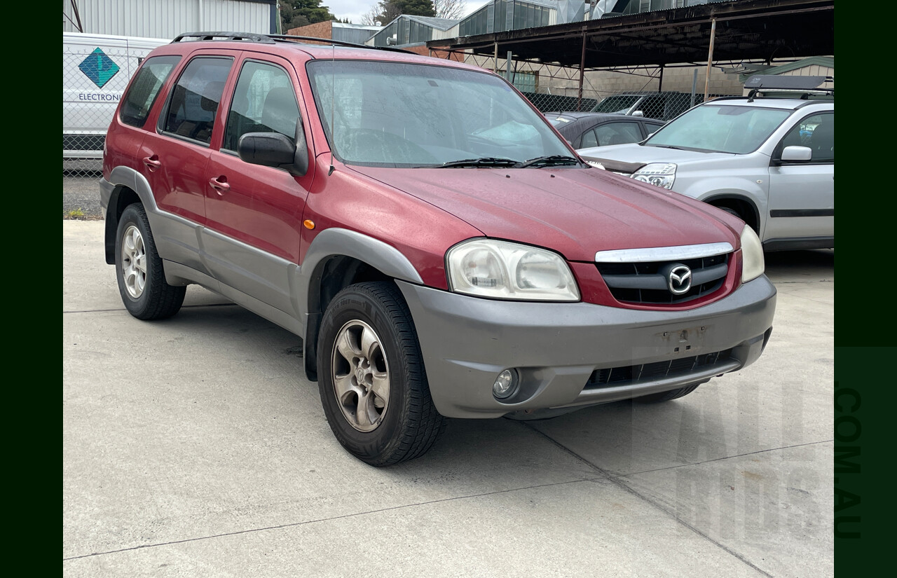 12/2005 Mazda Tribute Classic  4d Wagon Red 3.0L