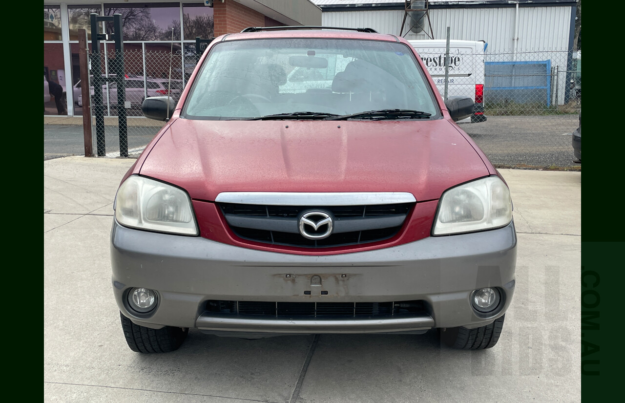 12/2005 Mazda Tribute Classic  4d Wagon Red 3.0L