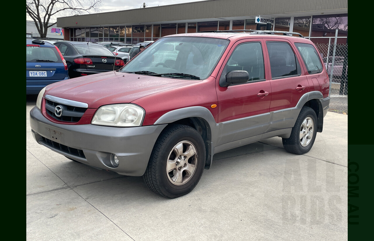 12/2005 Mazda Tribute Classic  4d Wagon Red 3.0L