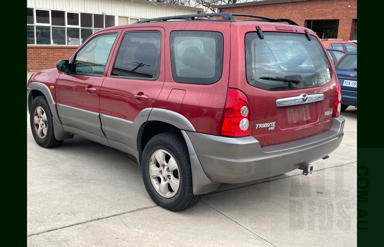 12/2005 Mazda Tribute Classic  4d Wagon Red 3.0L