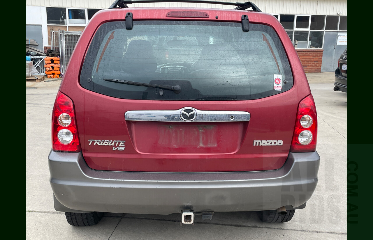 12/2005 Mazda Tribute Classic  4d Wagon Red 3.0L