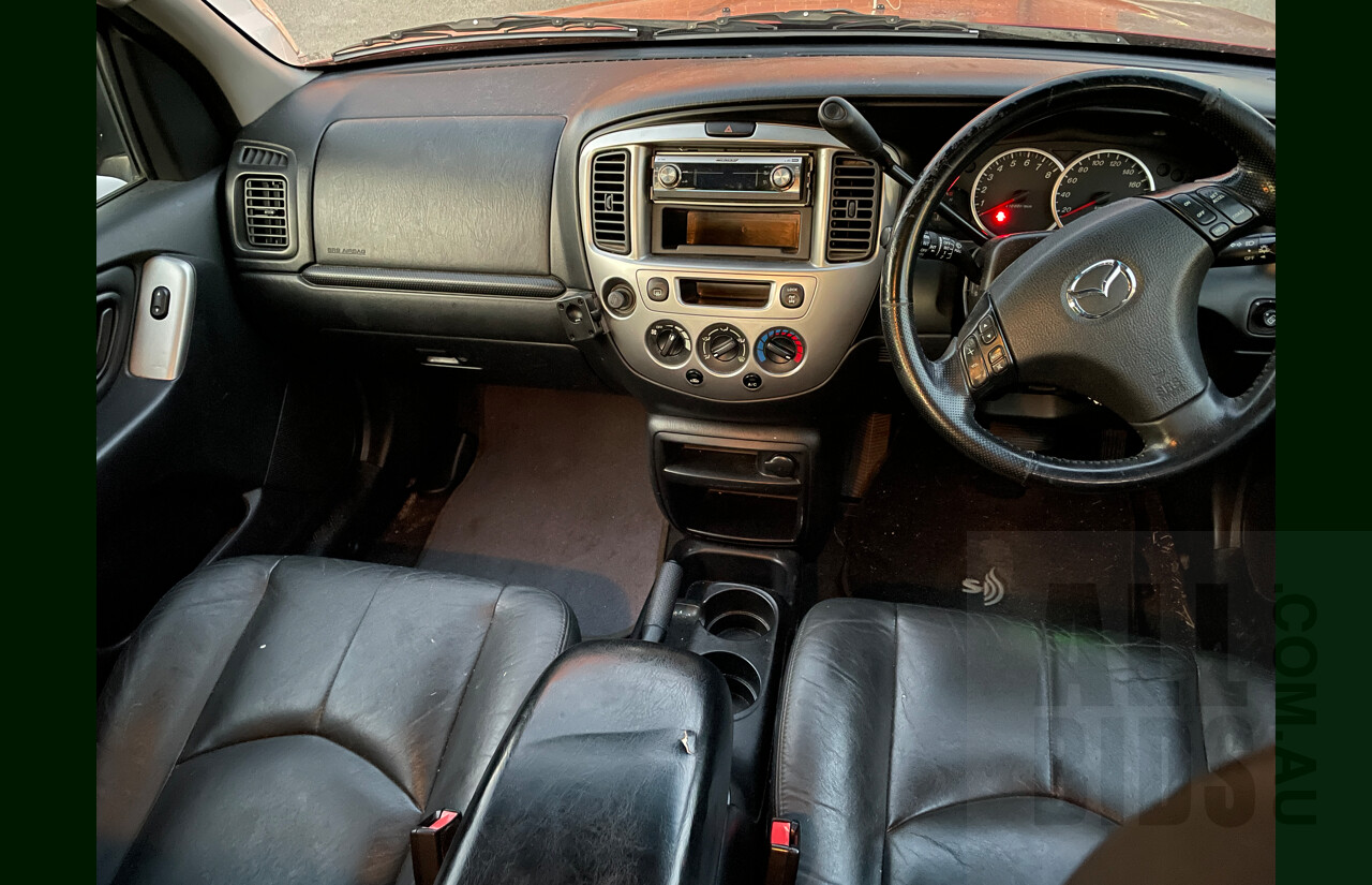 12/2005 Mazda Tribute Classic  4d Wagon Red 3.0L