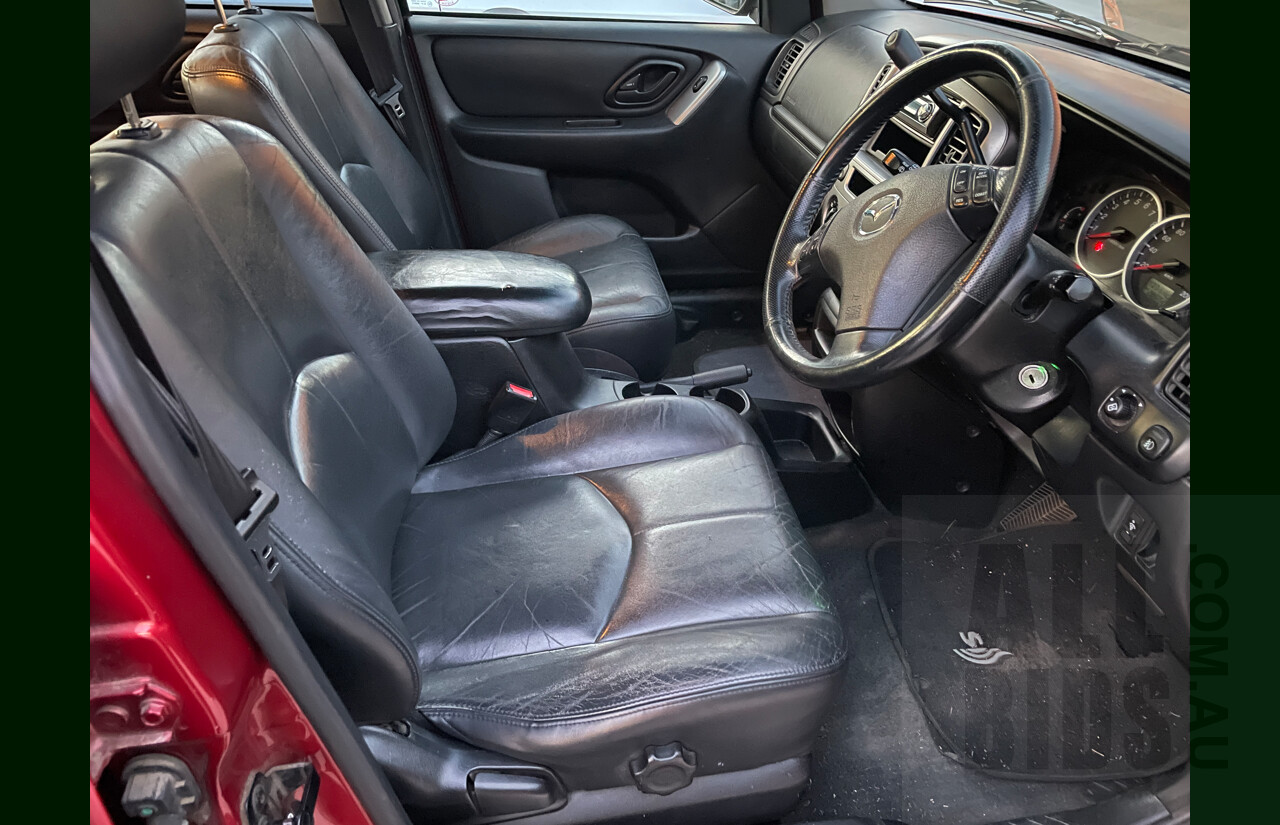 12/2005 Mazda Tribute Classic  4d Wagon Red 3.0L