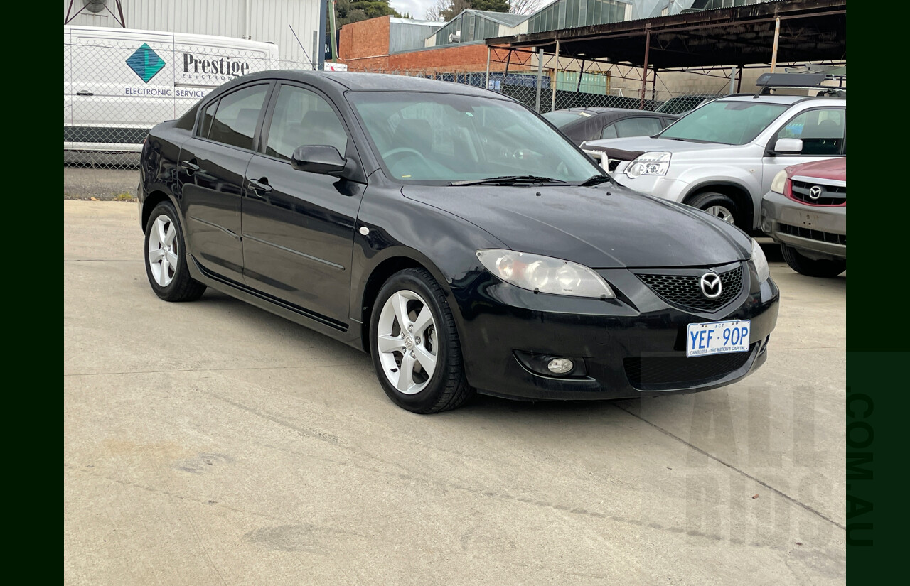 2/2006 Mazda Mazda3 MAXX Sport BK MY06 UPGRADE 4d Sedan Black 2.0L