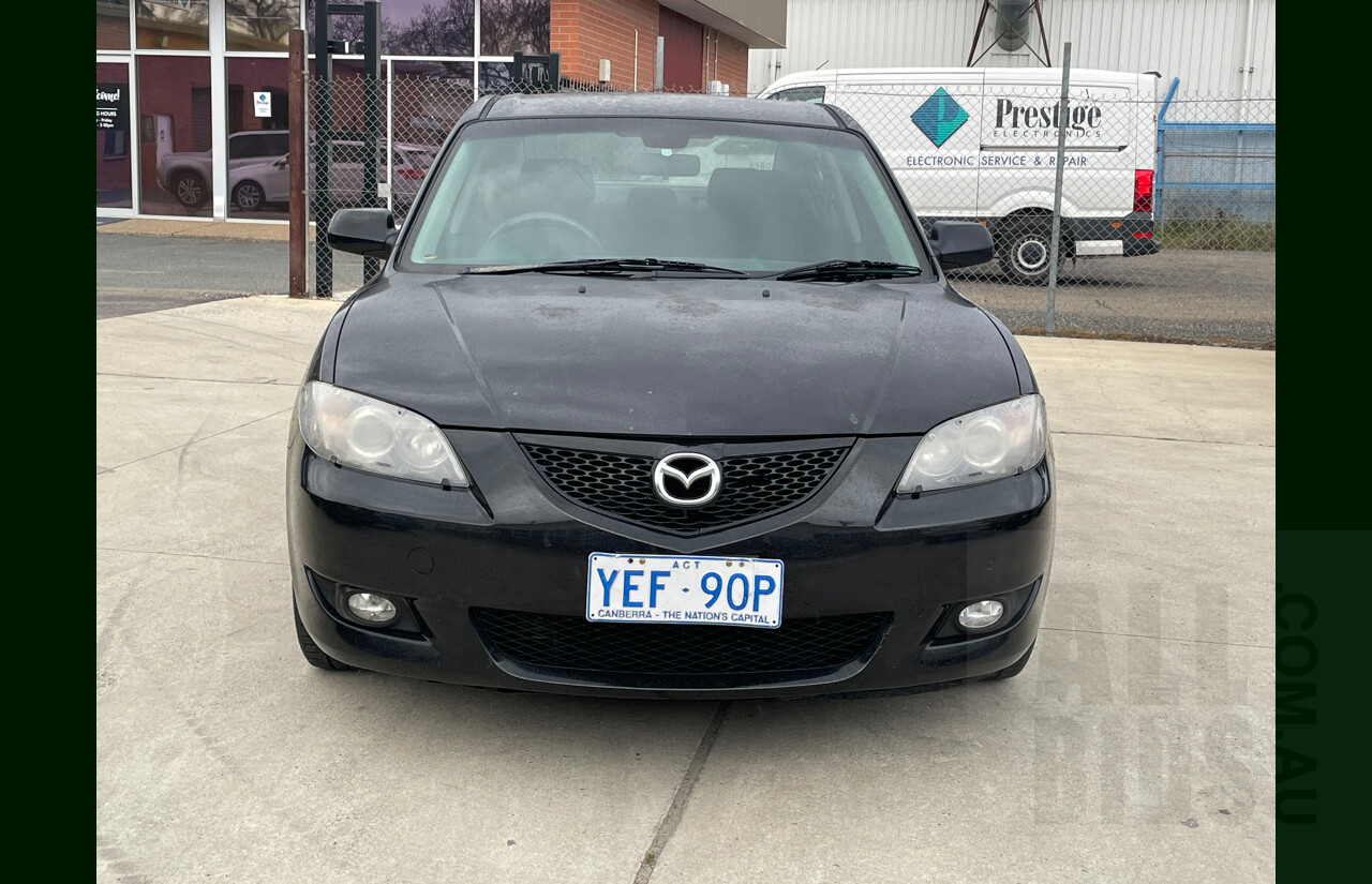 2/2006 Mazda Mazda3 MAXX Sport BK MY06 UPGRADE 4d Sedan Black 2.0L