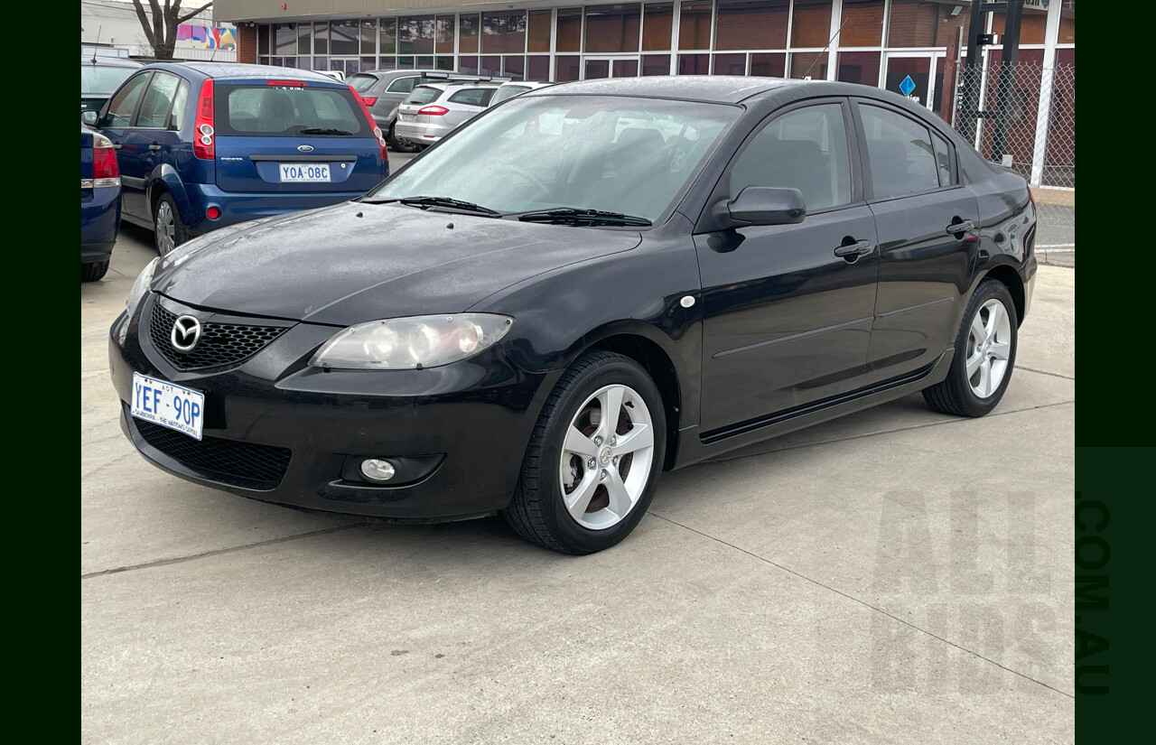 2/2006 Mazda Mazda3 MAXX Sport BK MY06 UPGRADE 4d Sedan Black 2.0L